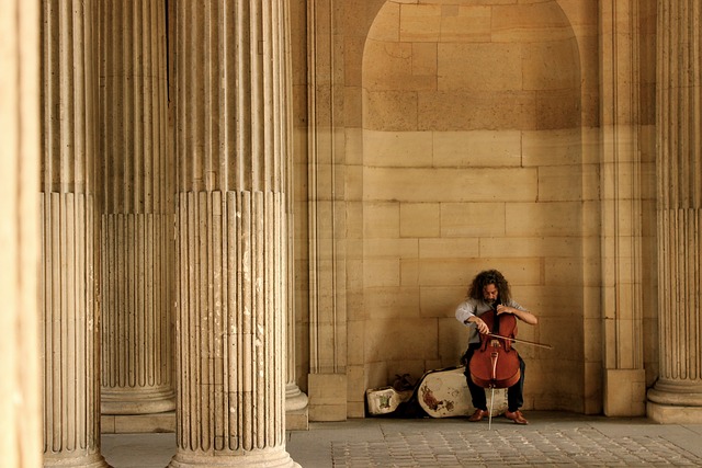 巴黎 街头艺术家 大提琴 - 上的免费照片