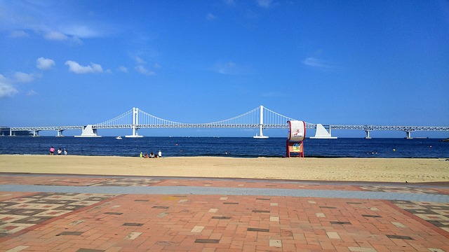 广安里海滩 海滨浴场 大韩民国 - 上的免费照片