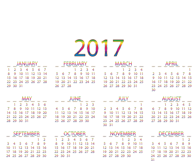 二十七 日历 年 - 免费矢量图形