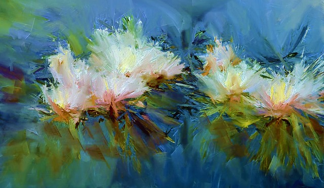 睡莲 抽象 景观 - 上的免费图片