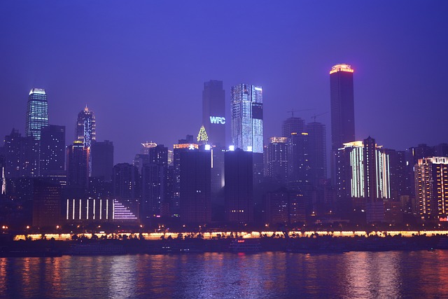 重庆 夜景 高楼 - 上的免费照片