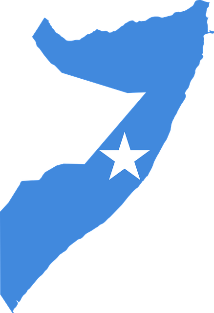 索马里 旗帜 地图 - 免费矢量图形