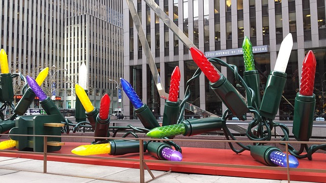 圣诞节 纽约市 灯 - 上的免费照片