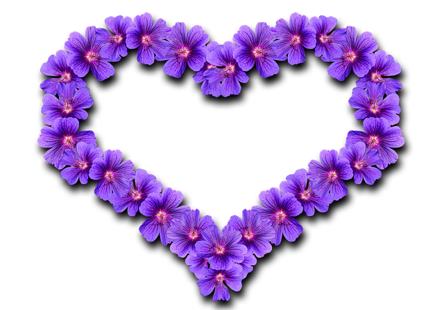 一个心脏 花朵 爱 - 上的免费图片