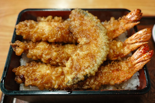 虾天妇罗 日本食品 一顿饭 - 上的免费照片