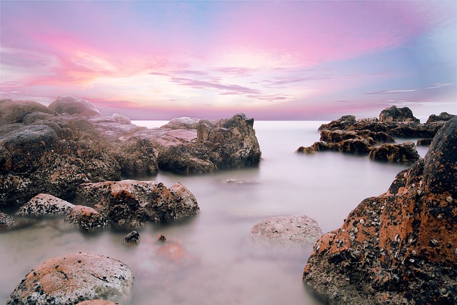 海滩 水 石头 - 上的免费照片