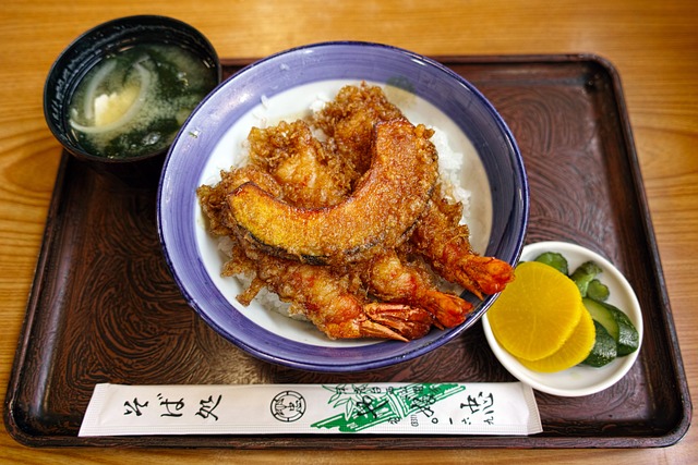 虾天妇罗 日本食品 一顿饭 - 上的免费照片