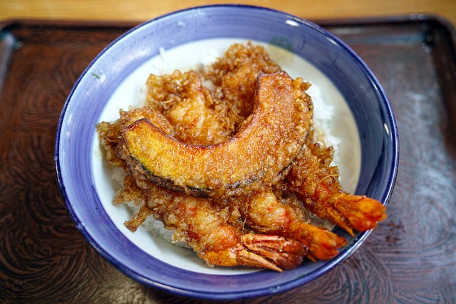 虾天妇罗 日本食品 一顿饭 - 上的免费照片