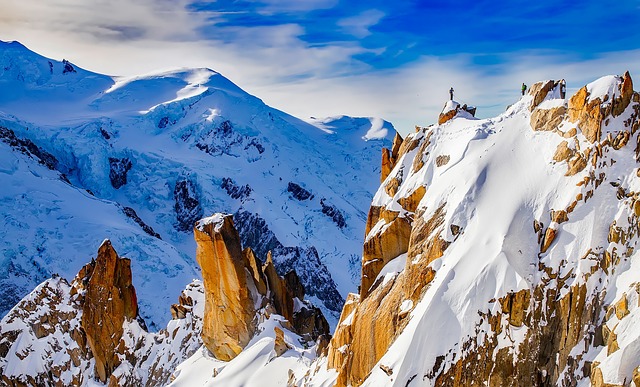 山 Cosmiques脊 登山 - 上的免费照片