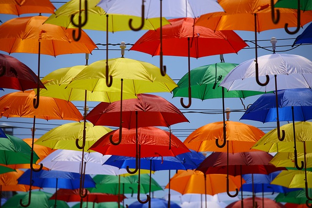 雨伞 丰富多彩的 艺术 - 上的免费照片