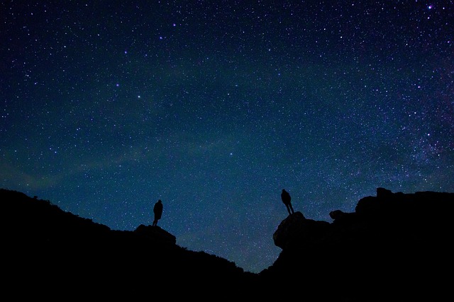 背光 星星 夜空 - 上的免费照片