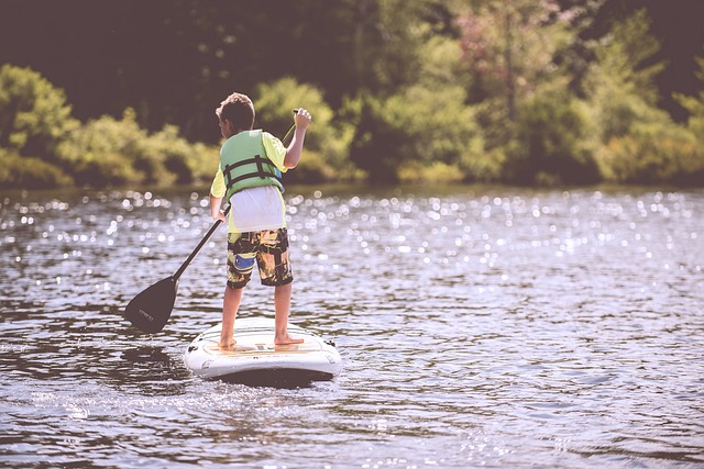 男孩 桨板 桨 - 上的免费照片