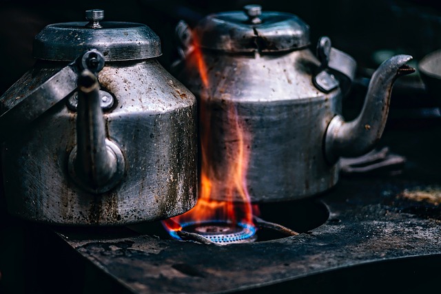 茶壶 花盆 火炉 - 上的免费照片