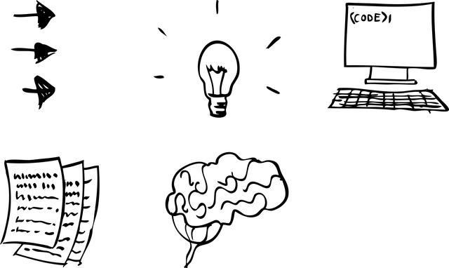脑 箭头 对 - 免费矢量图形