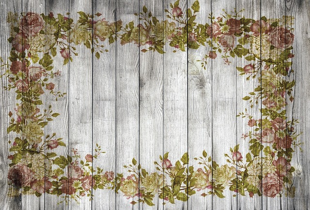 在木材上 框架 花 - 上的免费图片