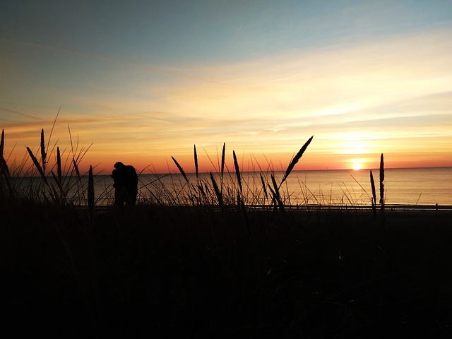 日落 爱 的Egmond Aan Zee的海滩 - 上的免费照片