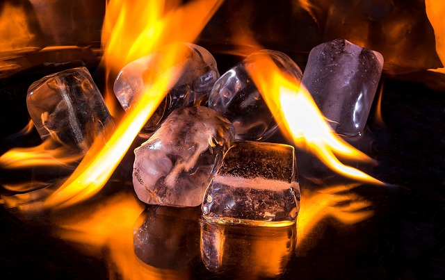 冰块 火 火焰 - 上的免费照片