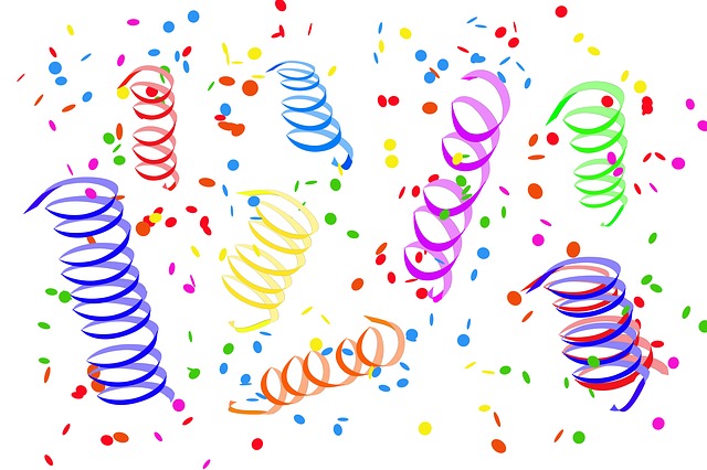 五彩纸屑 流光 派对 - 上的免费图片