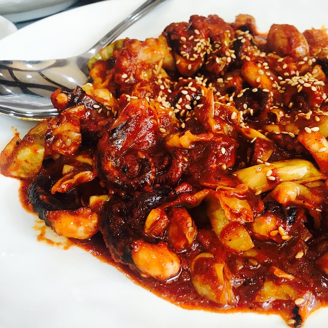 网足章鱼 食品 海鲜 - 上的免费照片