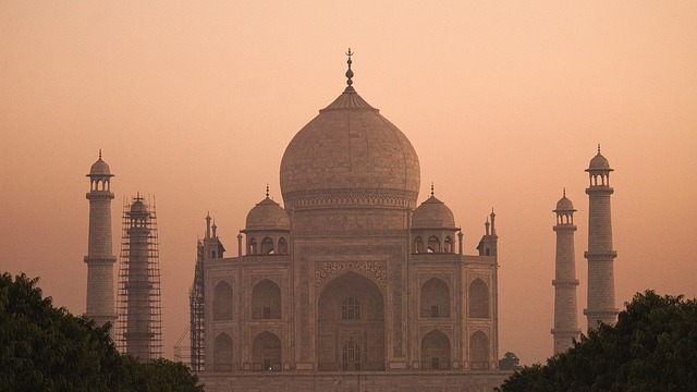 日落 结构 印度 - 上的免费照片