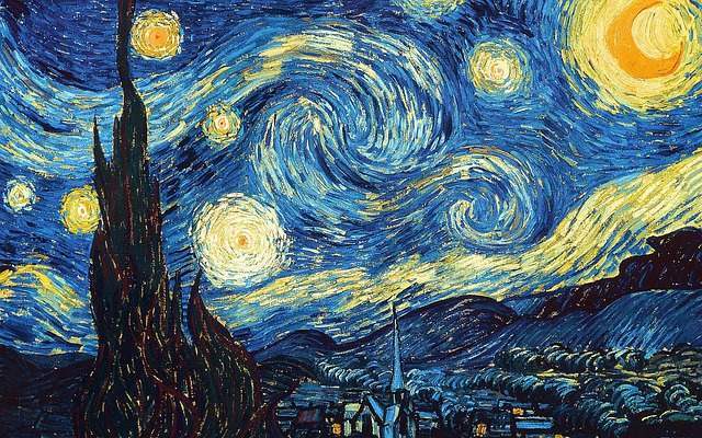 星空 梵高 - 上的免费照片