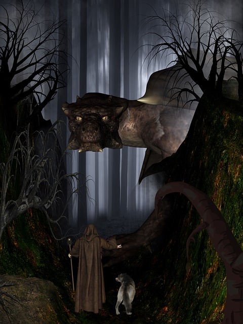 龙 森林 魔术师 - 上的免费图片