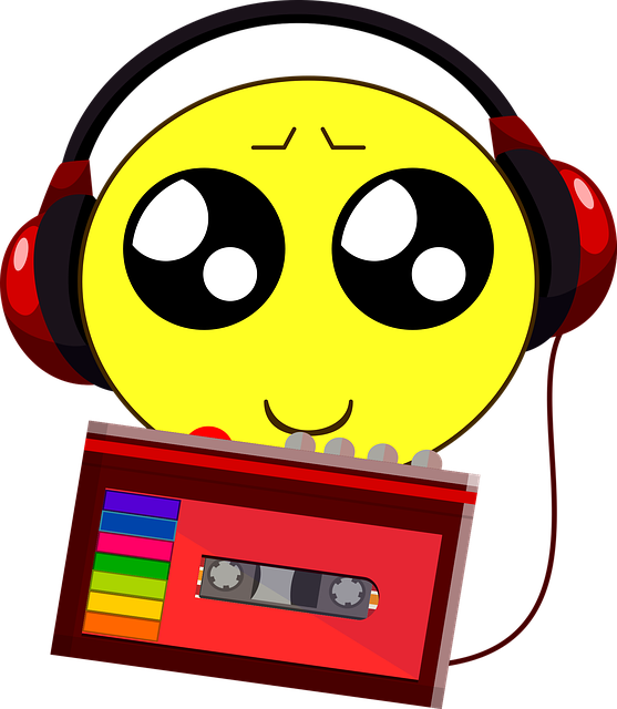 音乐 卡带 听听音乐 - 免费矢量图形