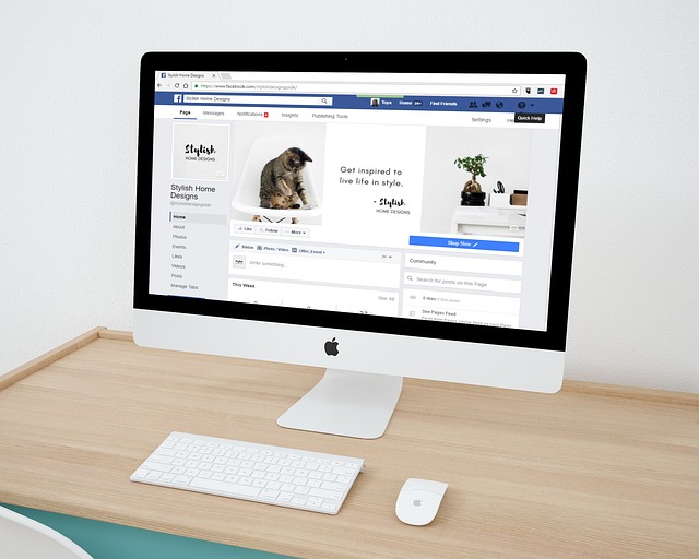 网页设计 Facebook 页面 - 上的免费照片