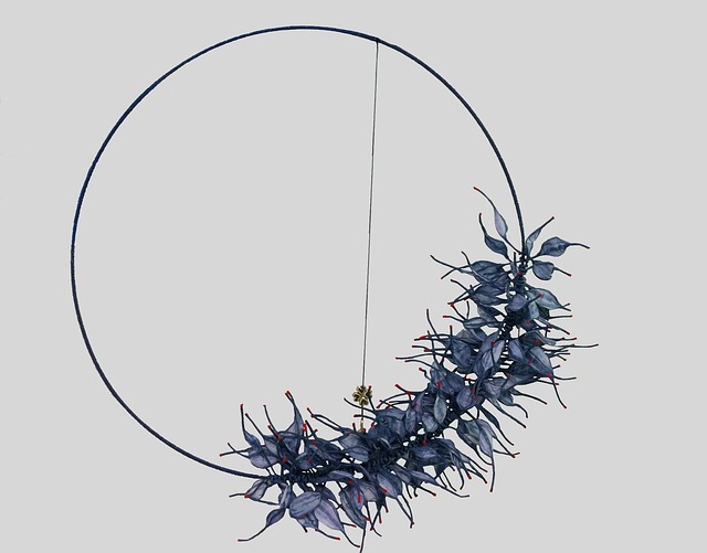 灰色的叶子 纸花圈 手工制作的 - 上的免费照片