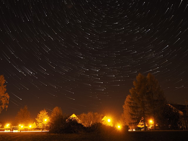 星星 夜晚 光 - 上的免费照片