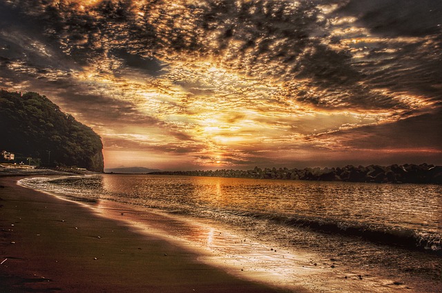 日出 朝日新闻 景观 - 上的免费照片