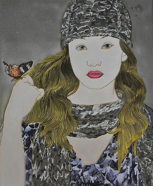 金丝沙画 沙画 景泰蓝工艺 - 上的免费图片