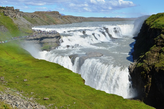 瀑布 Gullfoss 冰岛 - 上的免费照片