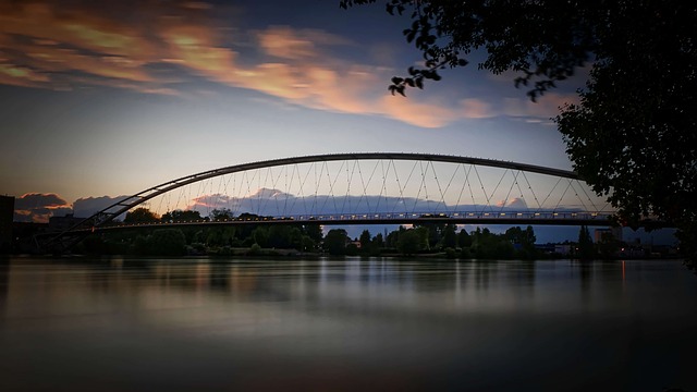 三国桥 因为在莱茵河 - 上的免费照片