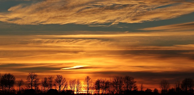 日落 太阳 傍晚的天空 - 上的免费照片