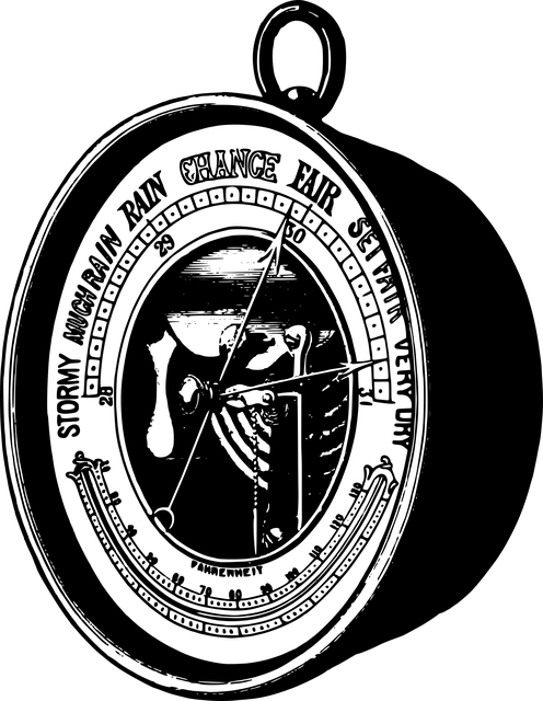 大气的 晴雨表 仪器 - 免费矢量图形