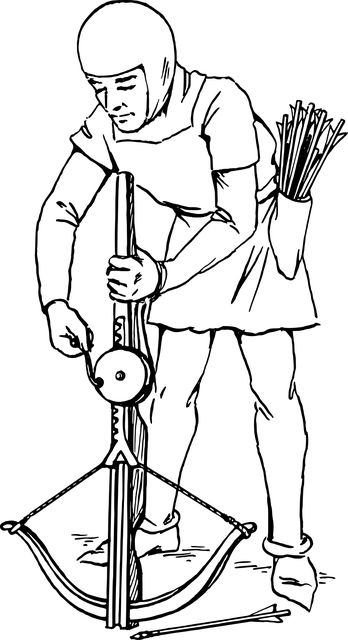 战斗 弩 重弩 - 免费矢量图形