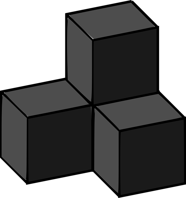 积木 俄罗斯方块 3D - 免费矢量图形