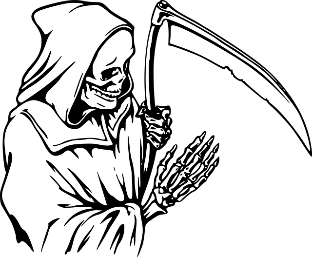 死亡 镰 死的 - 免费矢量图形