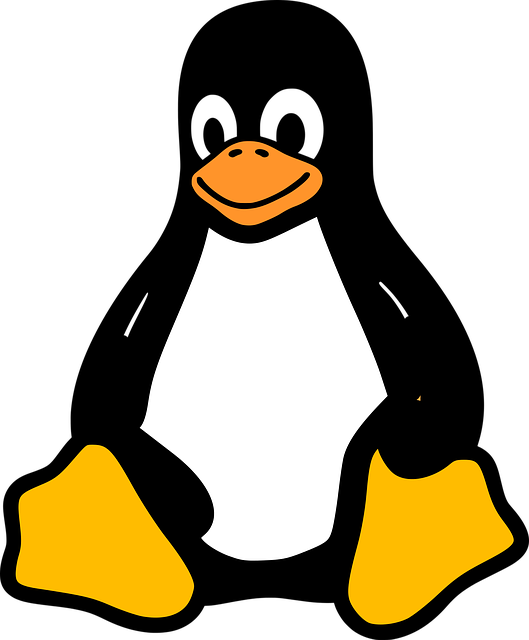 Linux Unix 无尾礼服 - 免费矢量图形