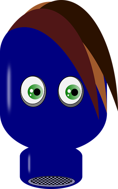 蓝色的 面具 Gasmask - 上的免费图片