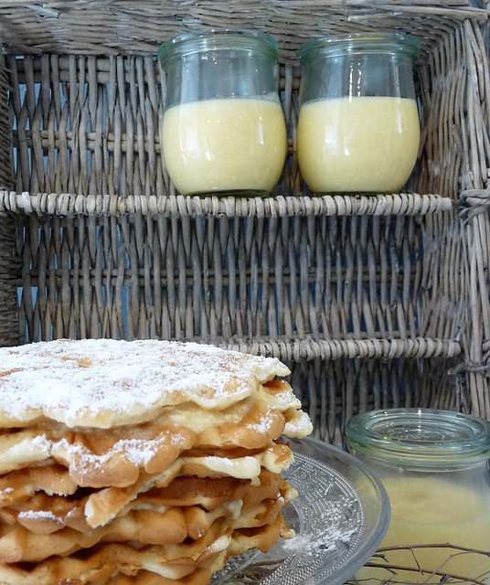 华夫饼 威化饼 咖啡馆 - 上的免费照片