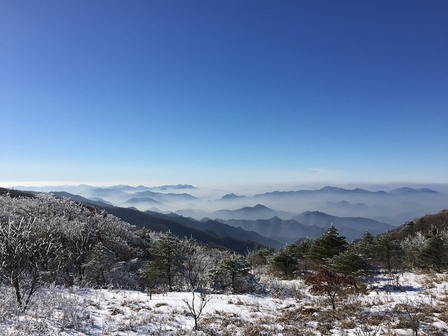 小白山 冬山 山 Sobaeksan - 上的免费照片
