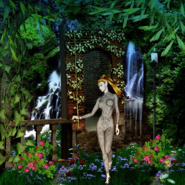 幻想 小精灵 Fae 秘密的门 - 上的免费图片