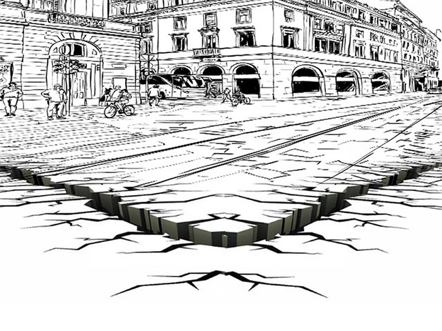 轮廓 裂缝 城市 - 上的免费图片