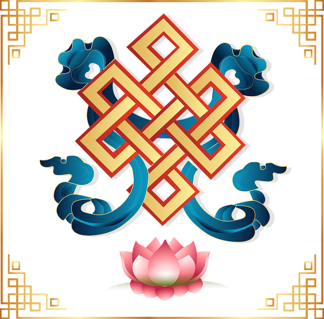 向量 吉祥的象征 蒙古 - 免费矢量图形