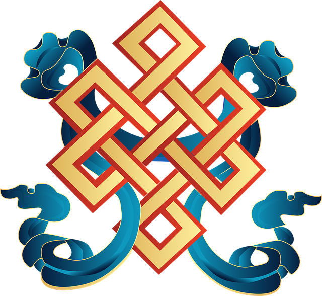 向量 吉祥的象征 蒙古 - 免费矢量图形