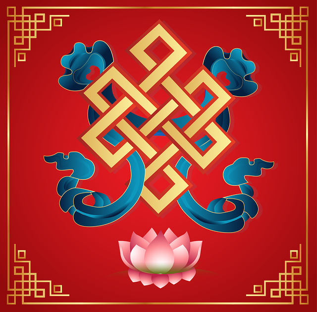 向量 吉祥的象征 蒙古 - 免费矢量图形