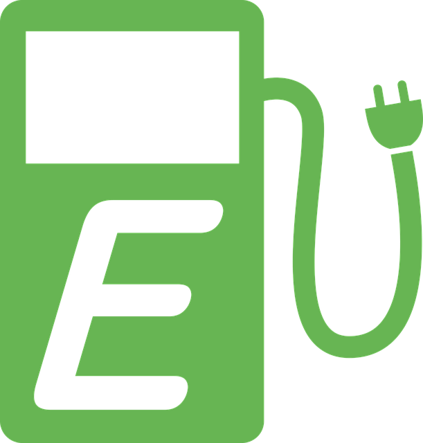 E-加油站 电子的流动性 E 车 - 免费矢量图形