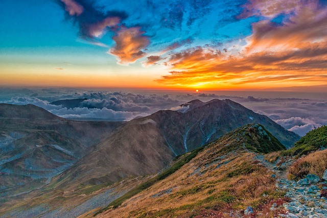 日落 山 北部阿尔卑斯山 - 上的免费照片